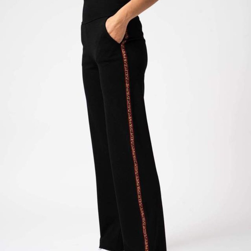 Zaggora Runway Pants Black Leopard - SIZE 16